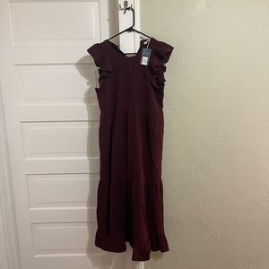 Universal Thread Tiered Ruffle Gauze Dress